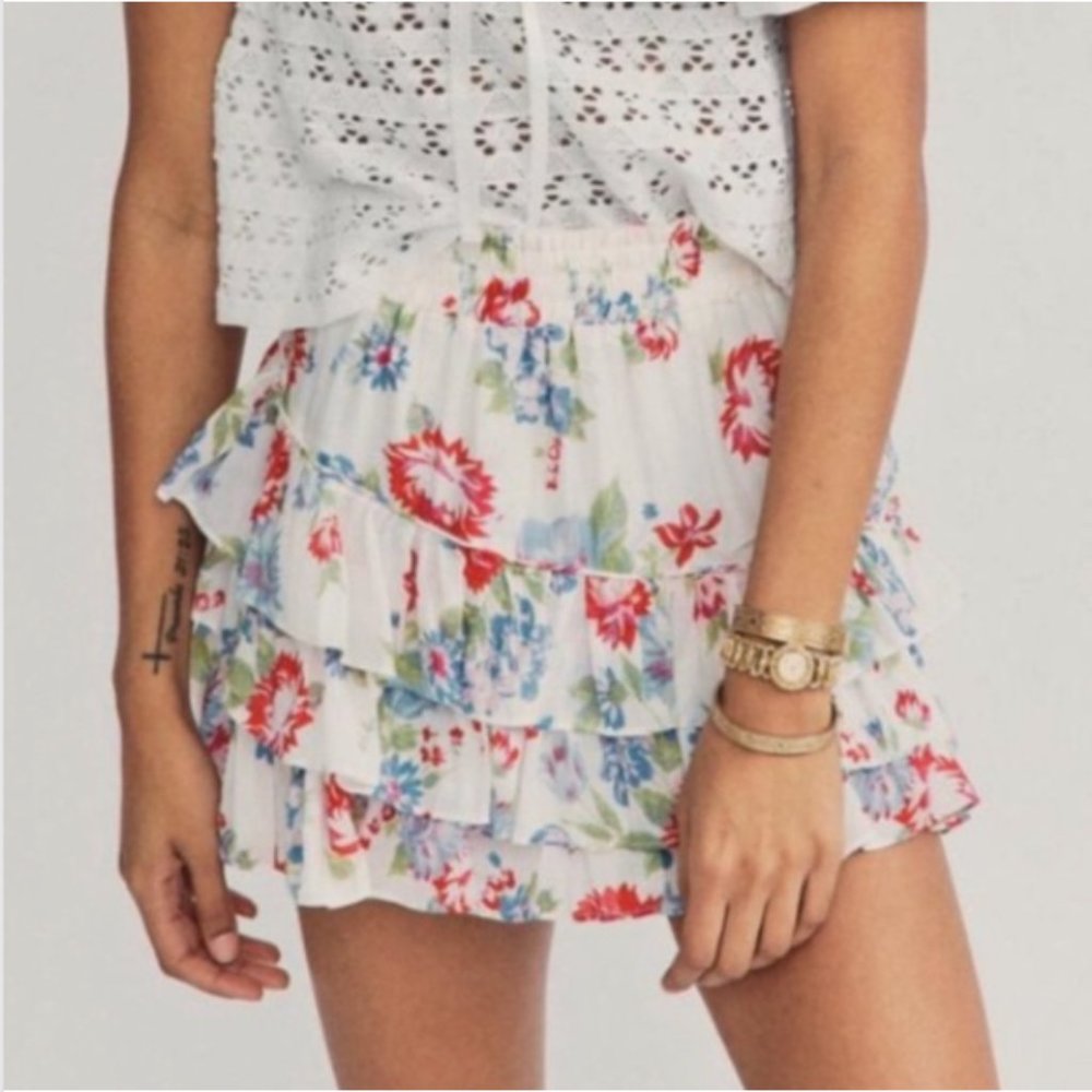 Loveshackfancy Femme Skirt in Cherry Skies size XS NWT